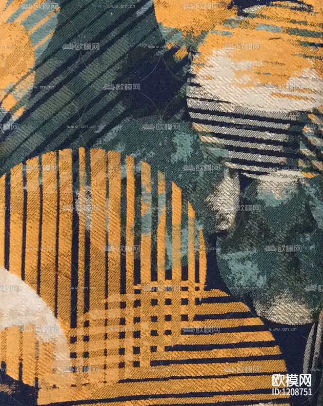 混色花纹布纹布料下载（渲染图4）