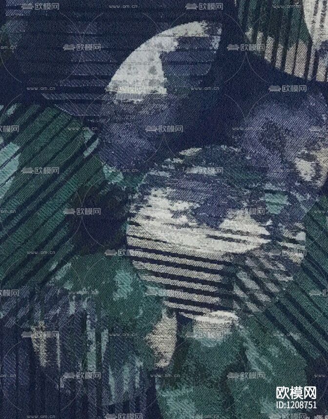混色花纹布纹布料下载（渲染图1）