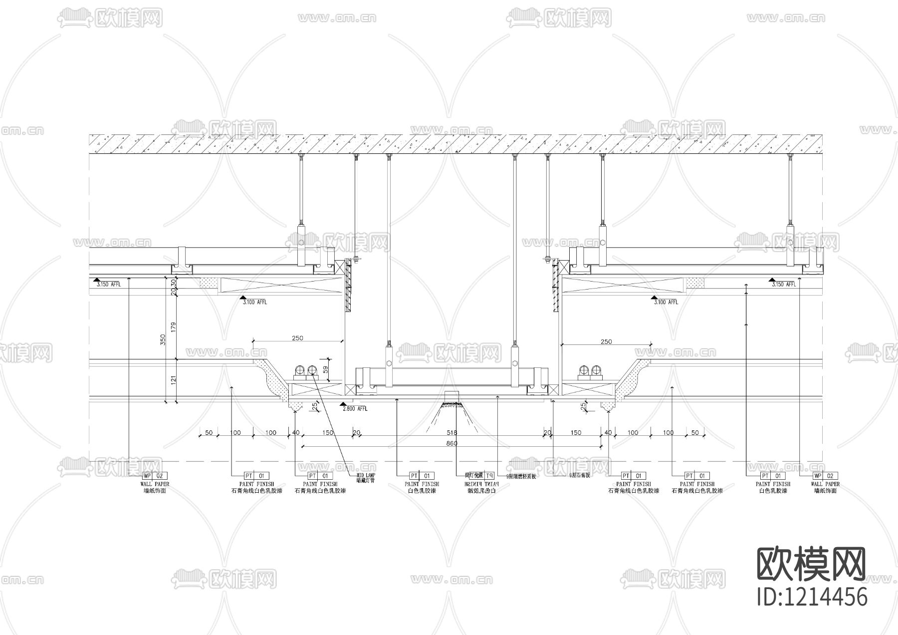 欧式天花造型(二）下载