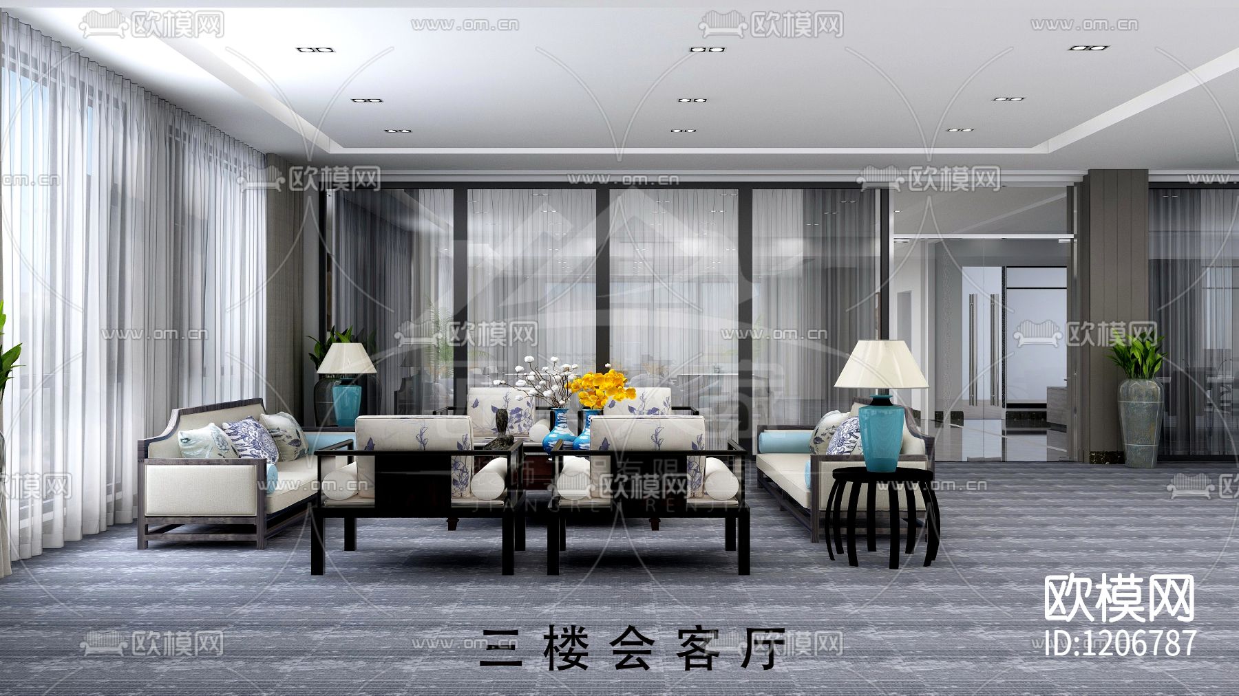 办公楼下载（渲染图2）