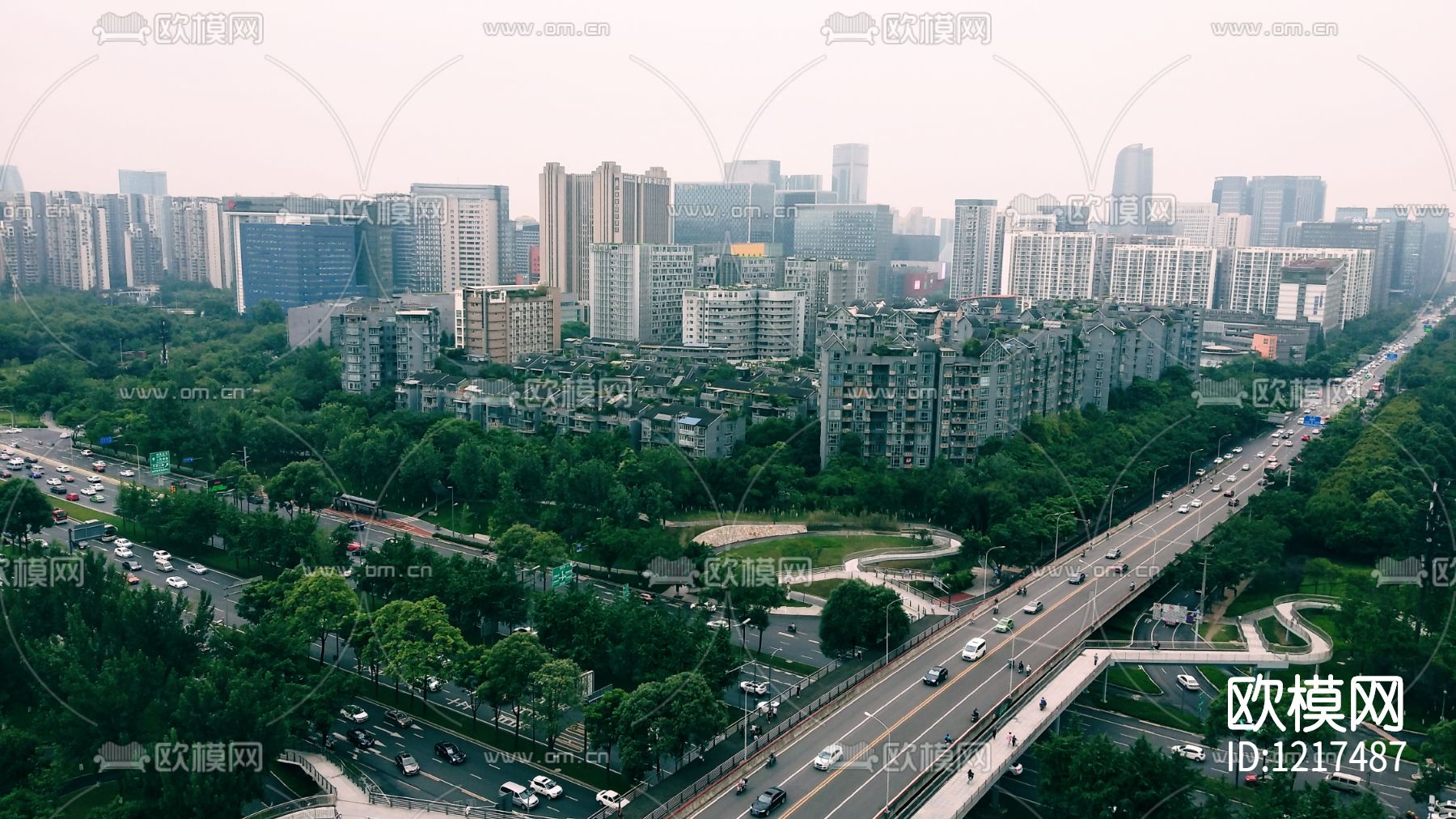 高清户外都市贴图下载（渲染图1）