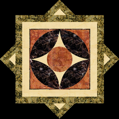  简欧大理石拼花 