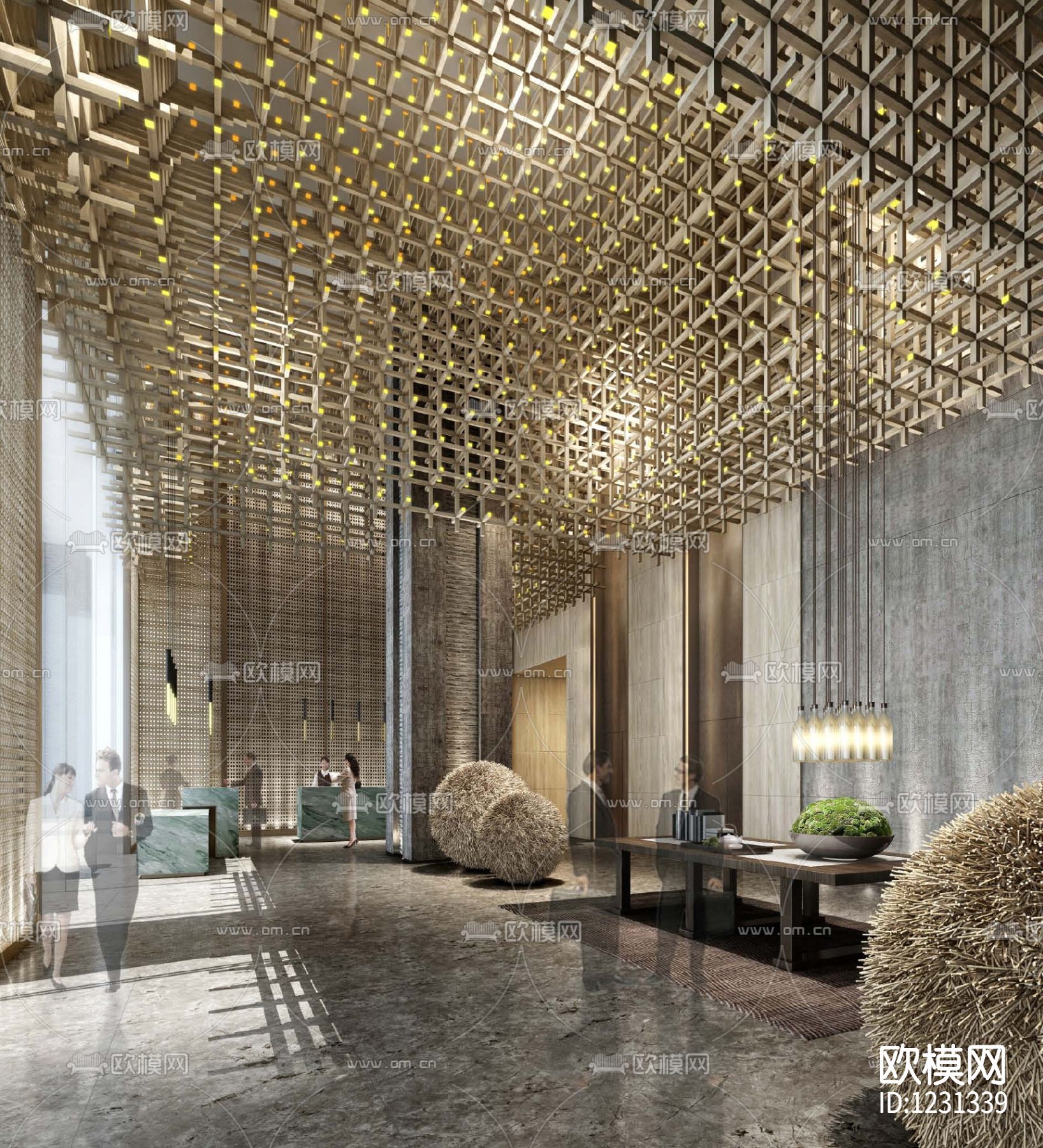 缅甸仰光泛太平洋酒店下载（渲染图2）