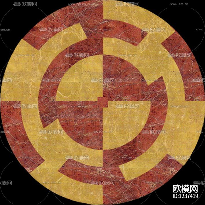 现代大理石拼花