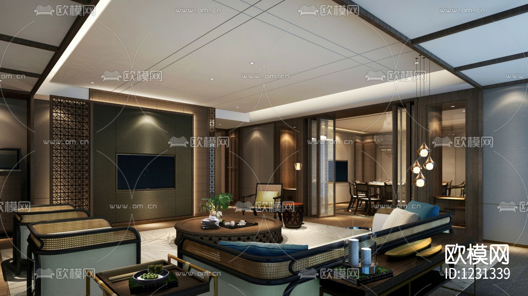 缅甸仰光泛太平洋酒店下载（渲染图1）