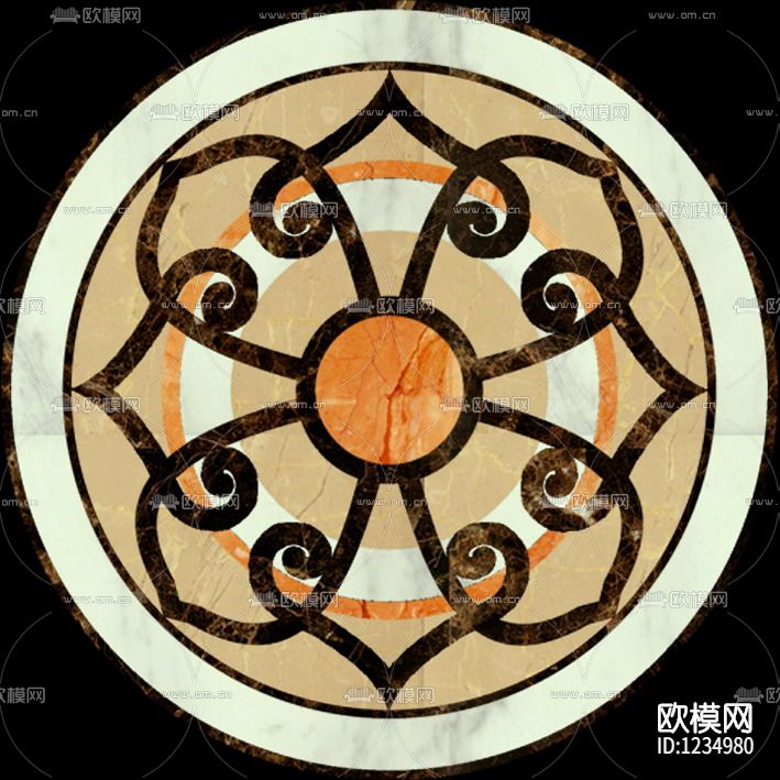 简欧大理石拼花