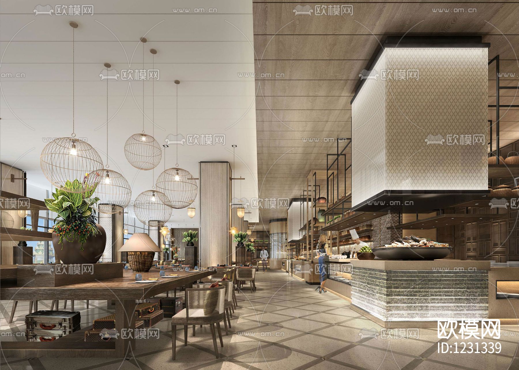 缅甸仰光泛太平洋酒店下载（渲染图7）