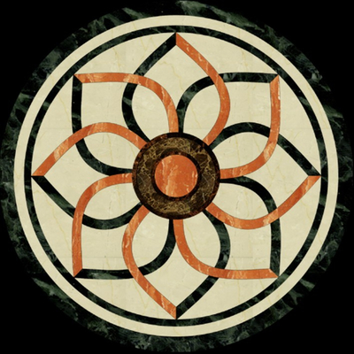  简欧大理石拼花 