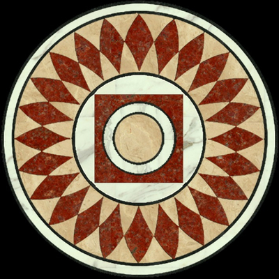  简欧大理石拼花 