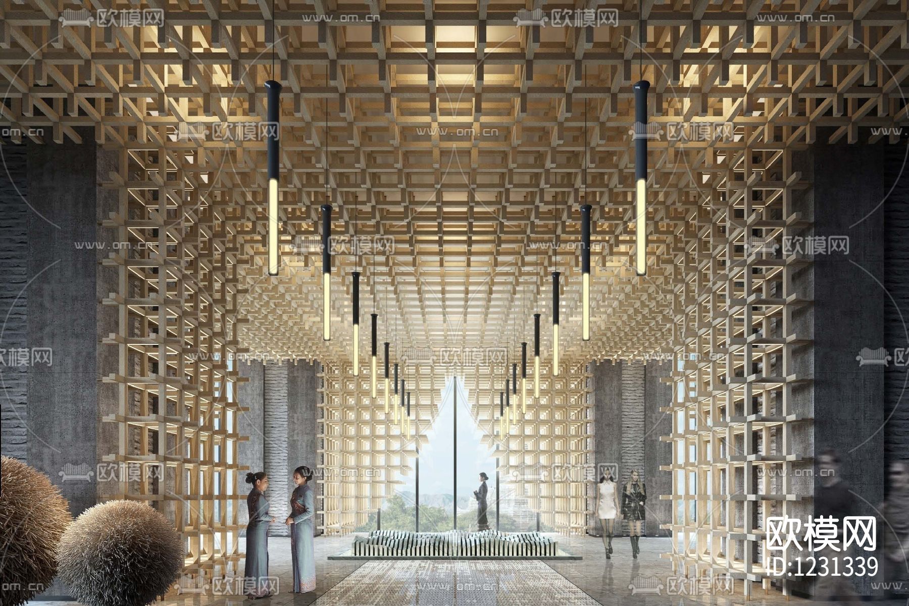 缅甸仰光泛太平洋酒店下载（渲染图3）