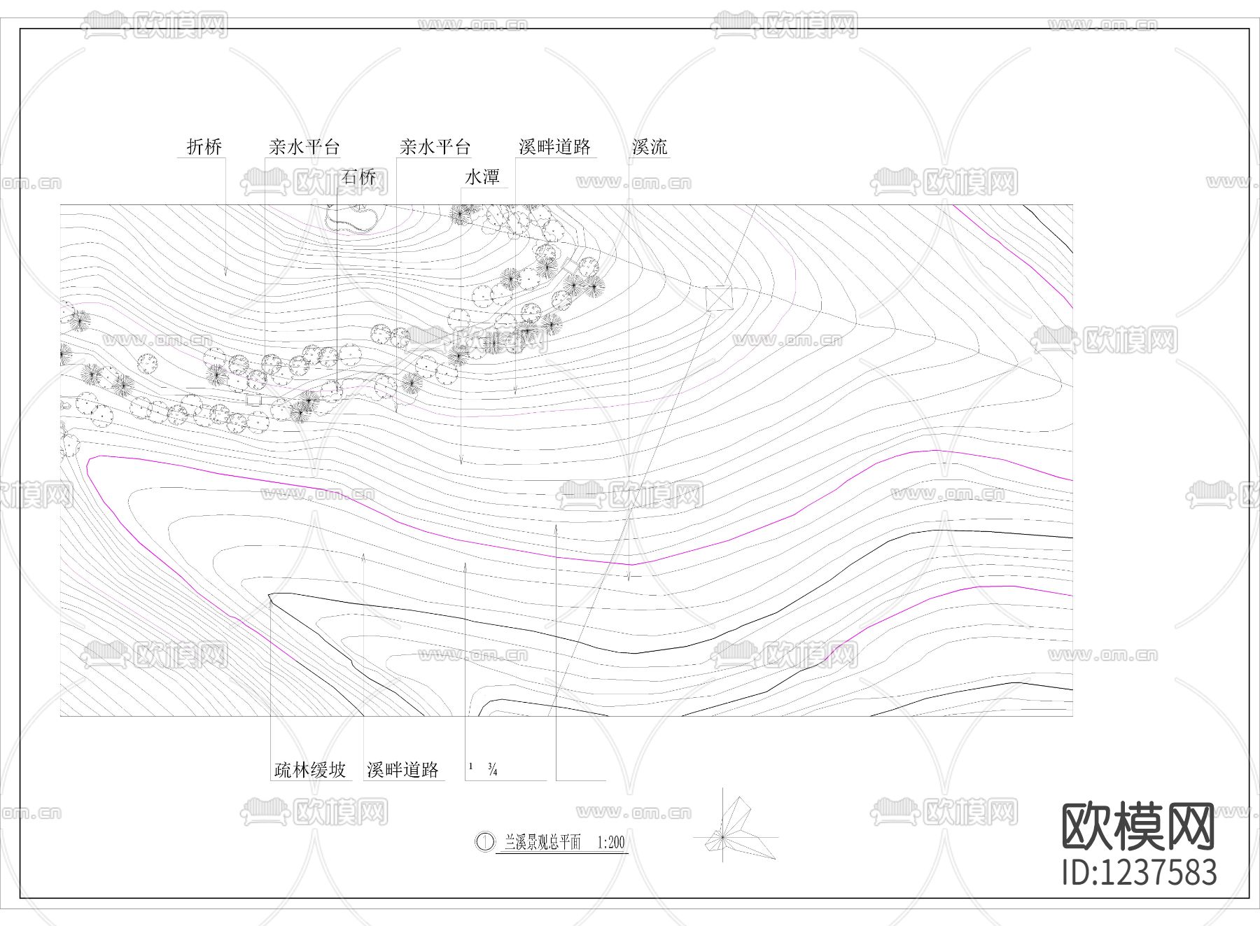 广东某湿地公园施工图下载