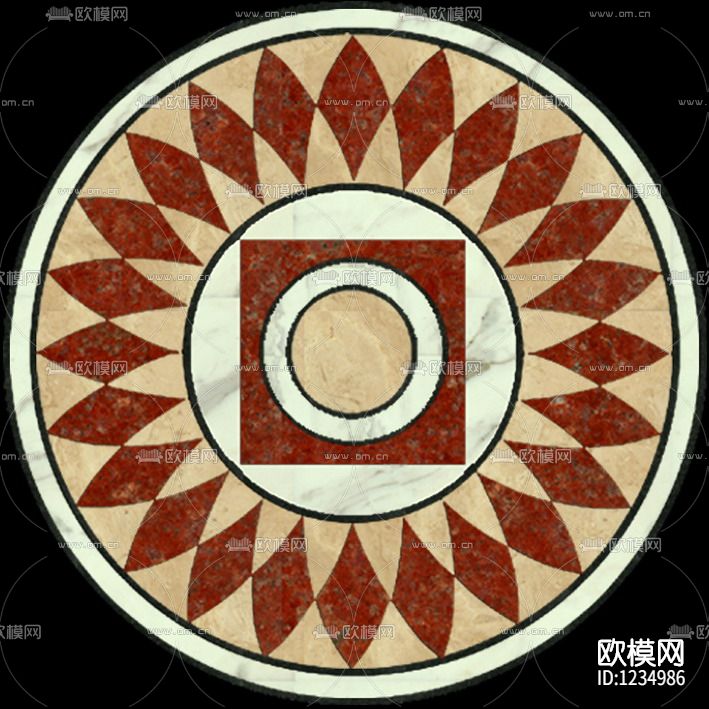 简欧大理石拼花