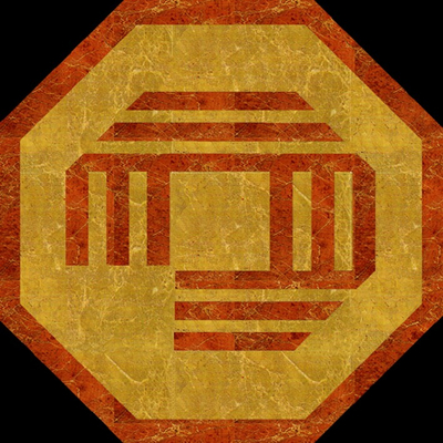  新中式大理石拼花 