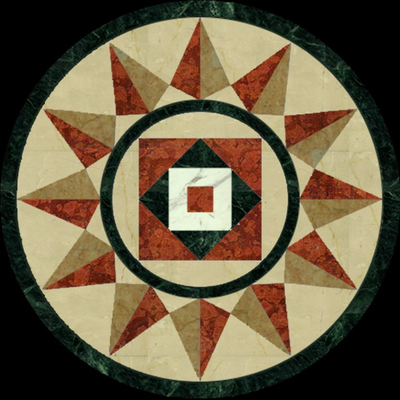  现代大理石拼花 