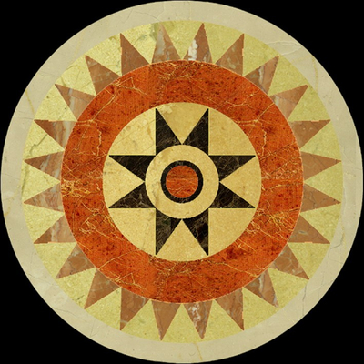  现代大理石拼花 