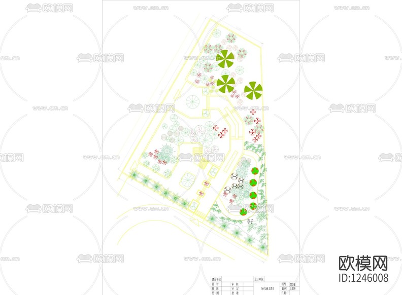 某房地产小区小公园施工图下载