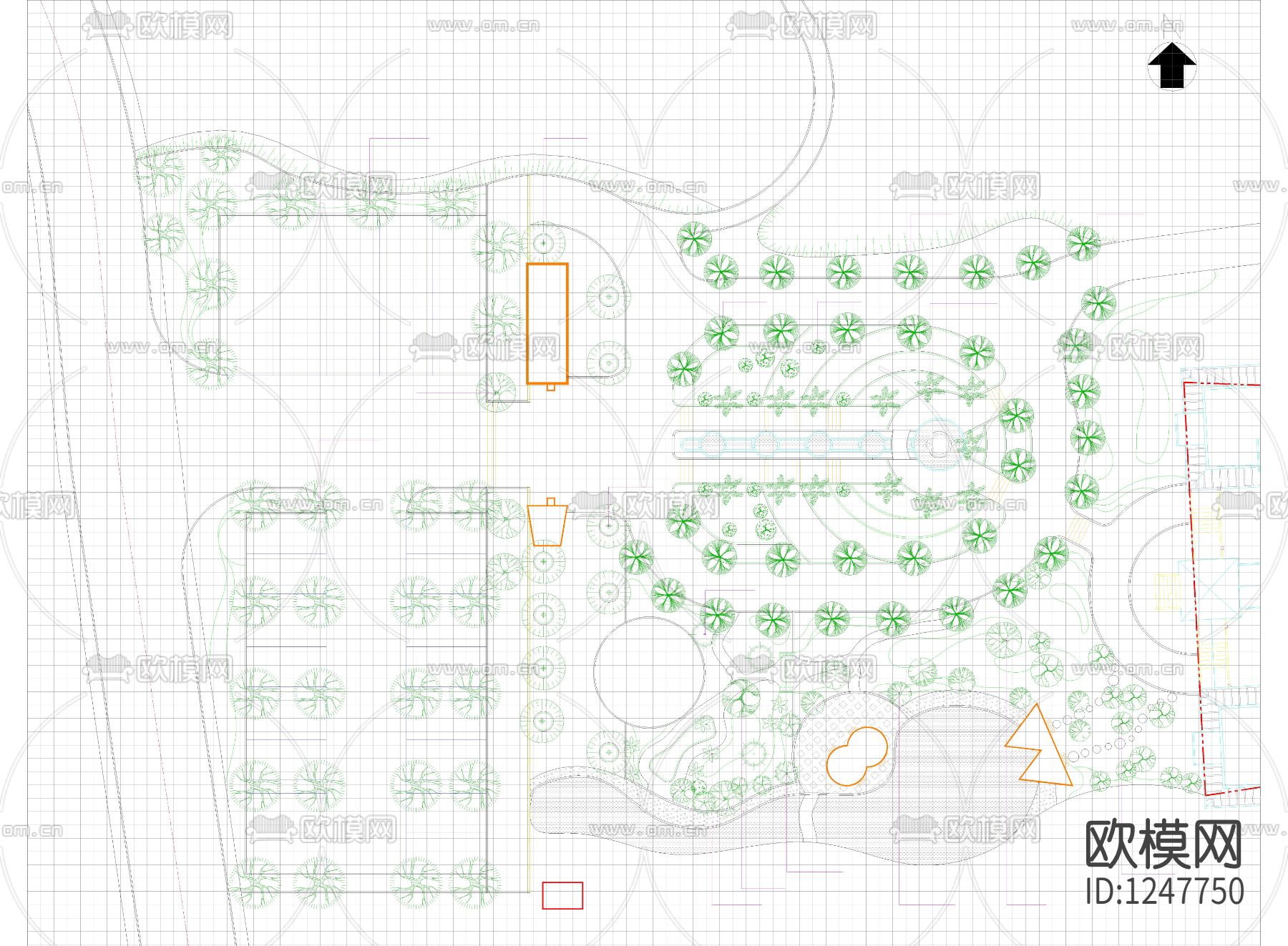 某公园施工图下载