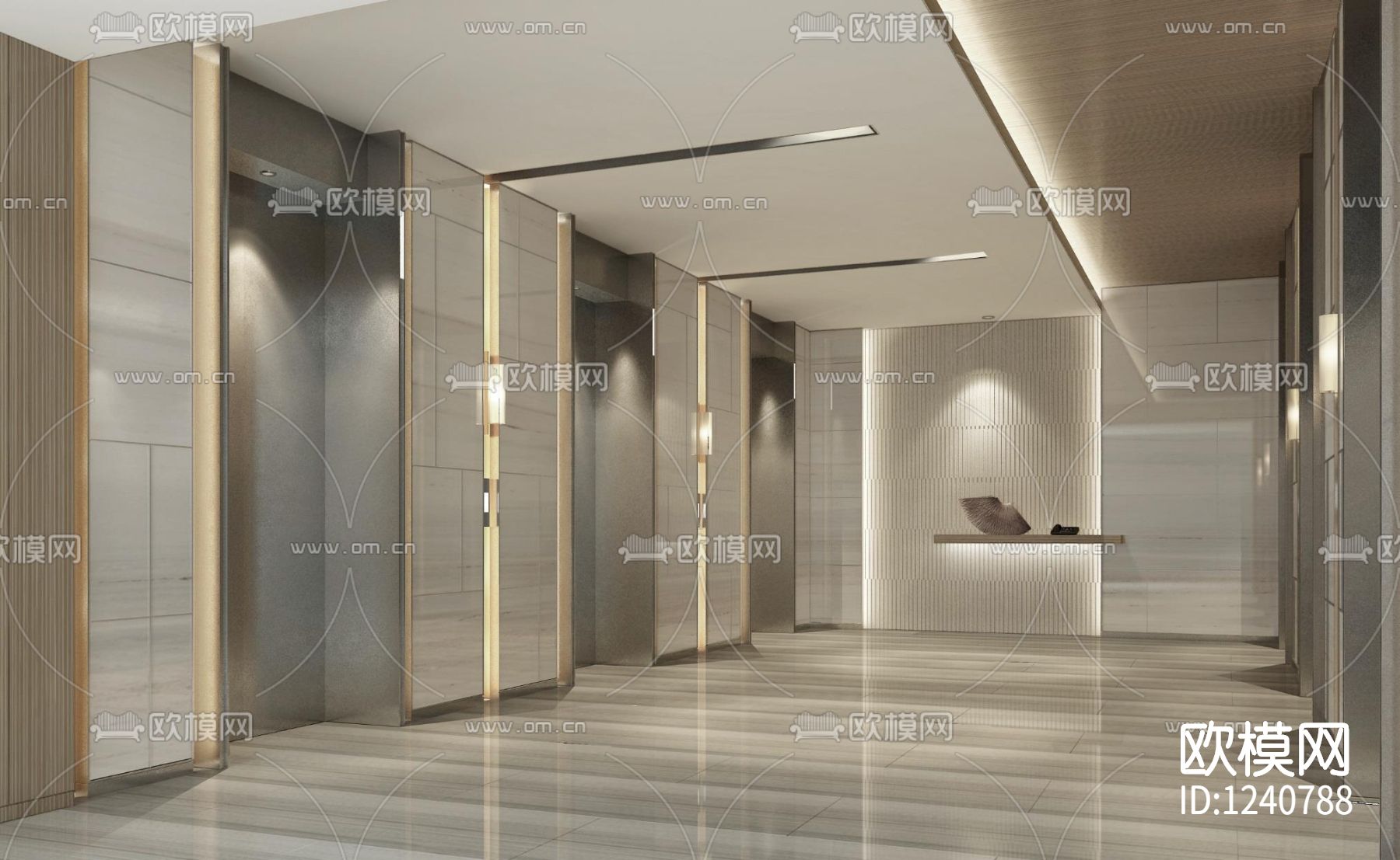 中国江阴澄星万豪酒店客房设计方案+效果图下载（渲染图3）