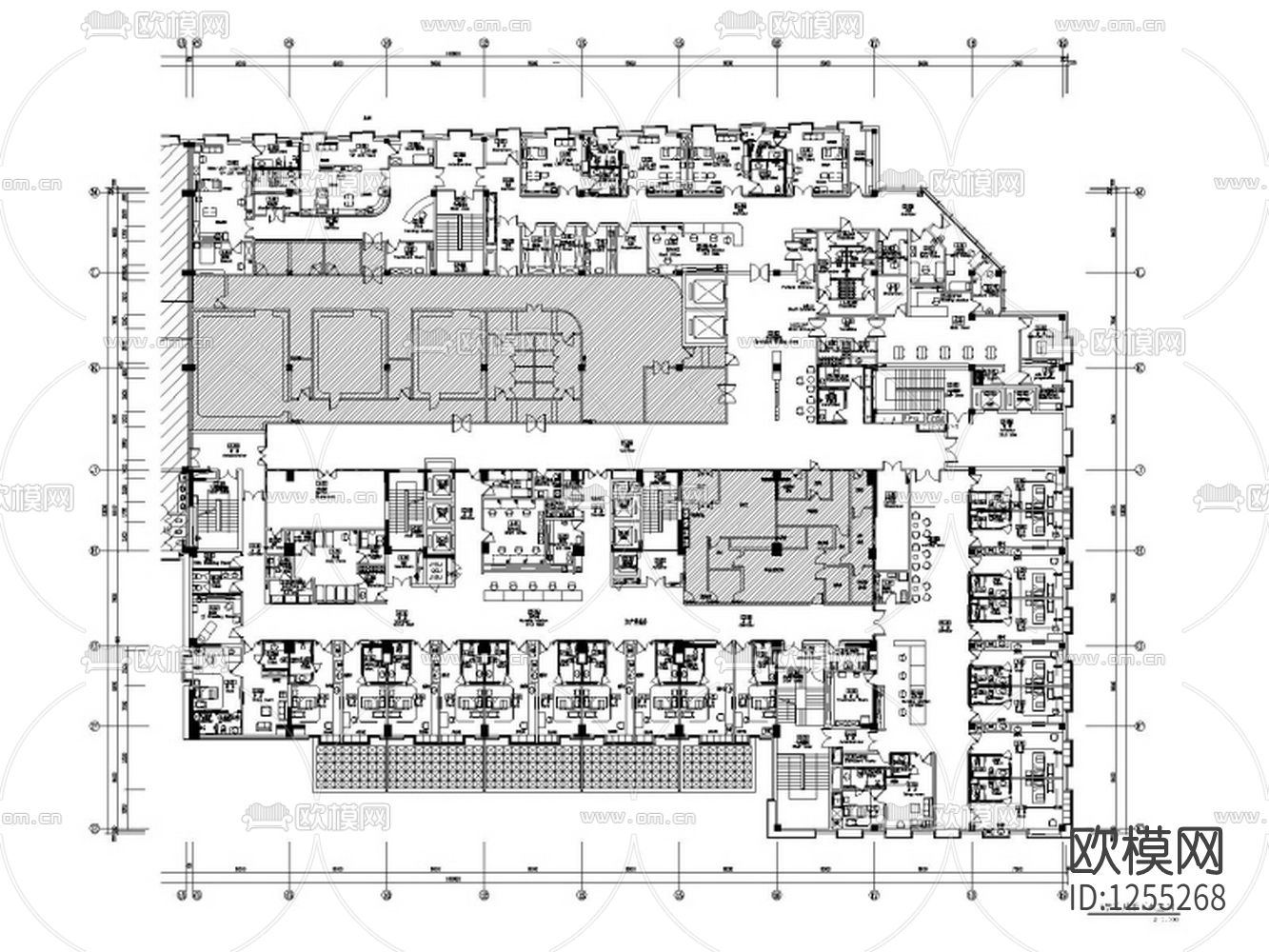 妇产医院室内装修cad施工图下载（渲染图5）