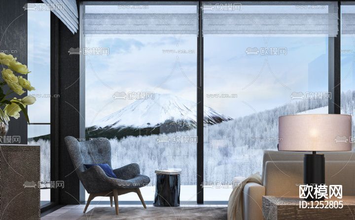 北海道二世古柏悦下载（渲染图3）