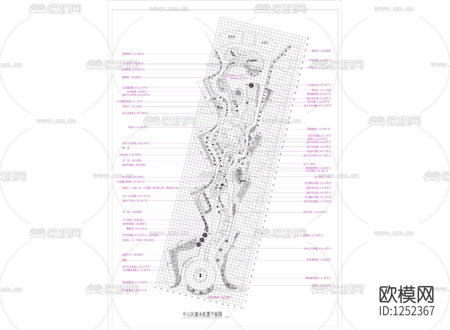 一套园林公园施工详图下载