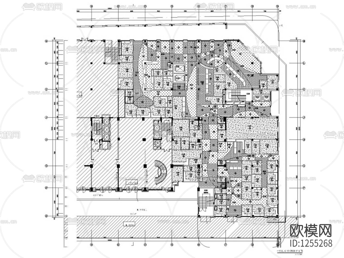 妇产医院室内装修cad施工图下载（渲染图2）