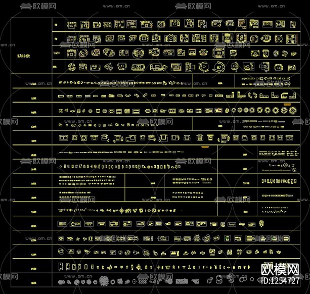 家裝軟裝cad下載(渲染圖2)