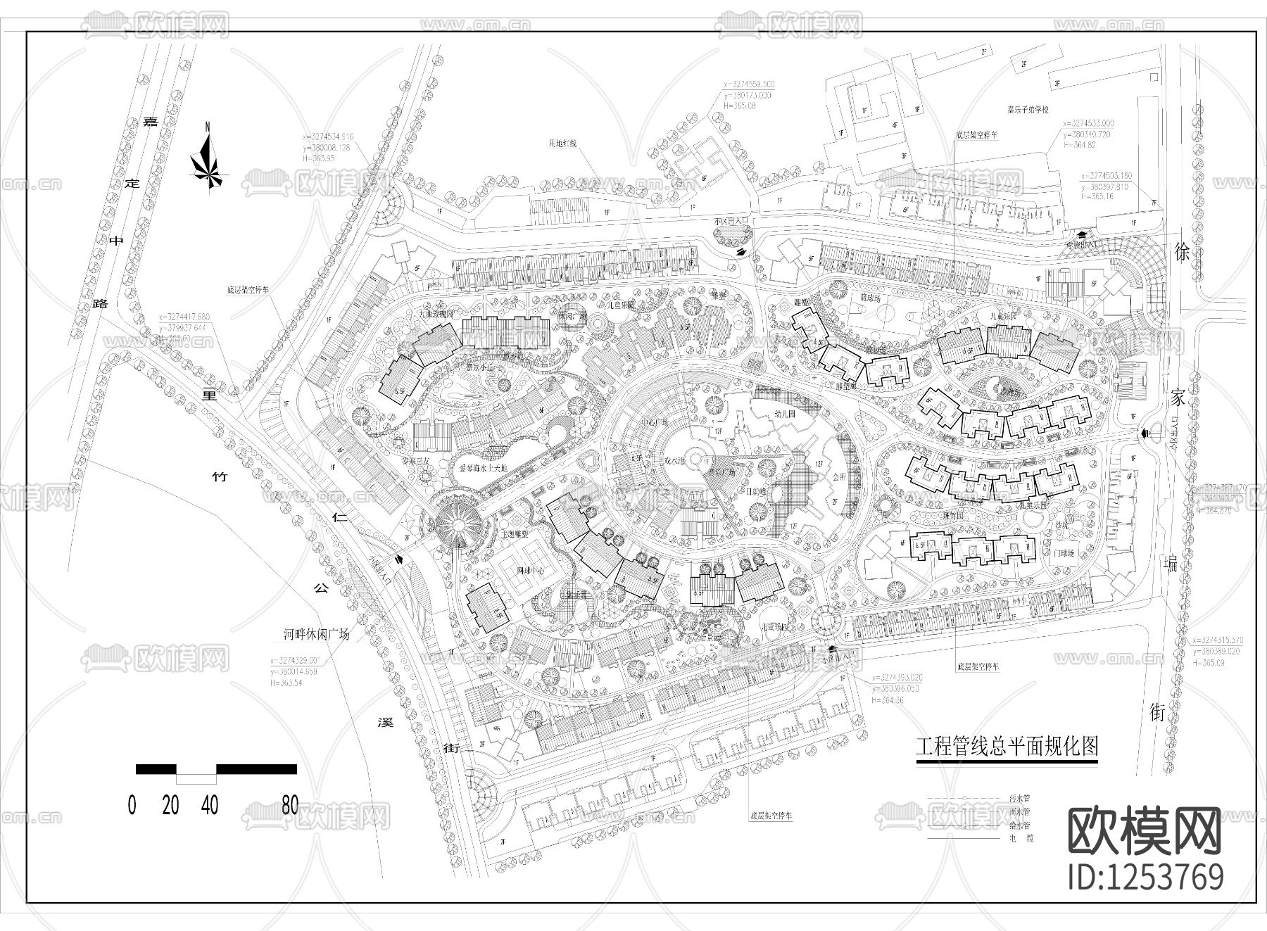 住宅小区总图下载
