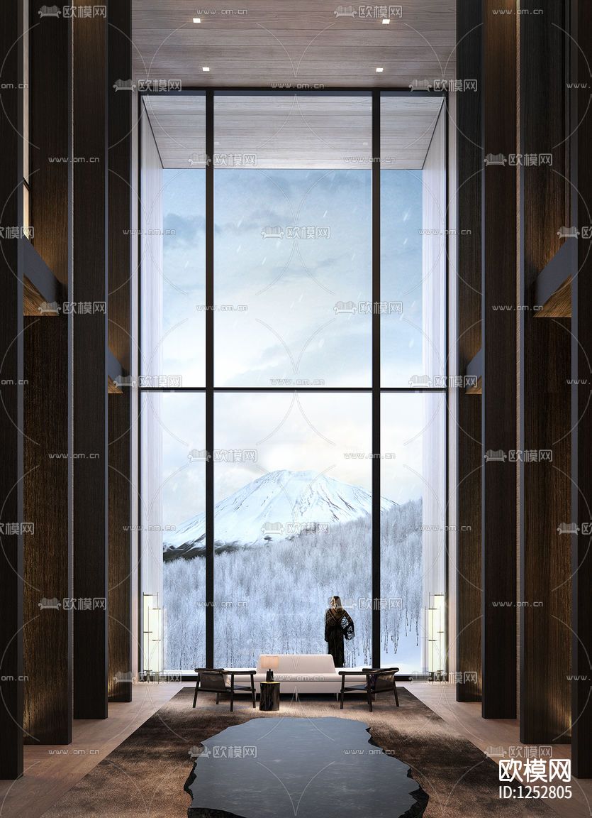 北海道二世古柏悦下载（渲染图1）