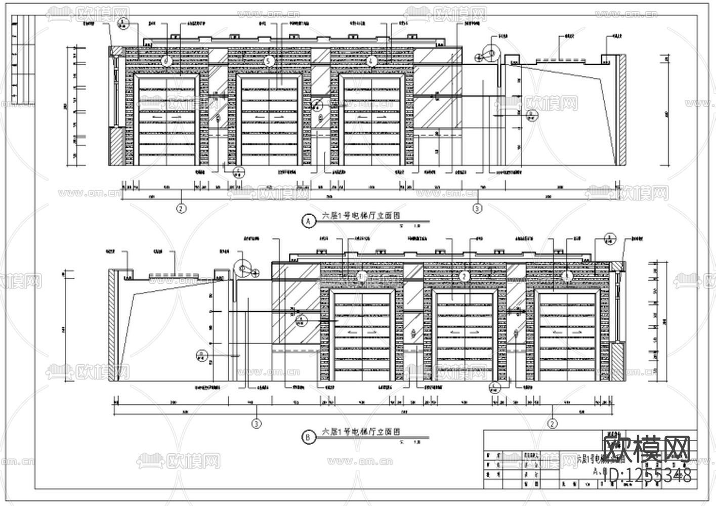 医院室内装修设计cad施工图