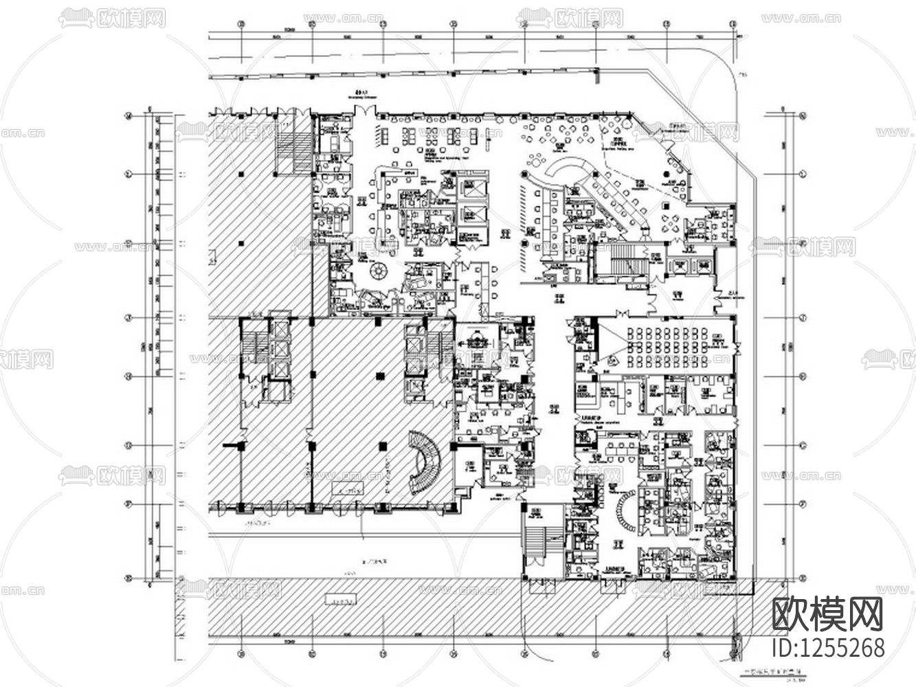 妇产医院室内装修cad施工图下载（渲染图1）