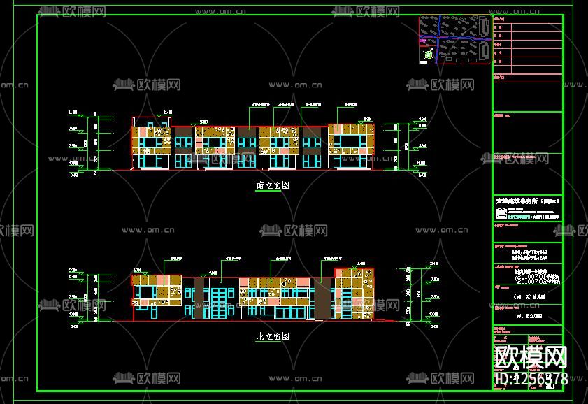 幼儿园cad施工图下载（渲染图8）