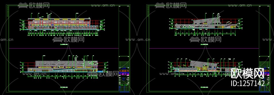幼兒園cad施工圖下載(渲染圖2)