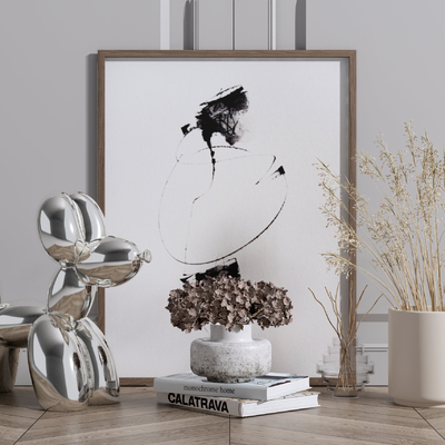 现代饰品摆件组合su模型