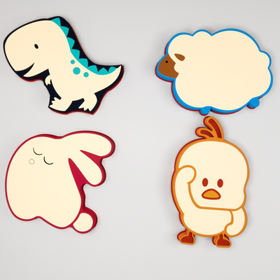  现代儿童卡通吸顶灯su模型 