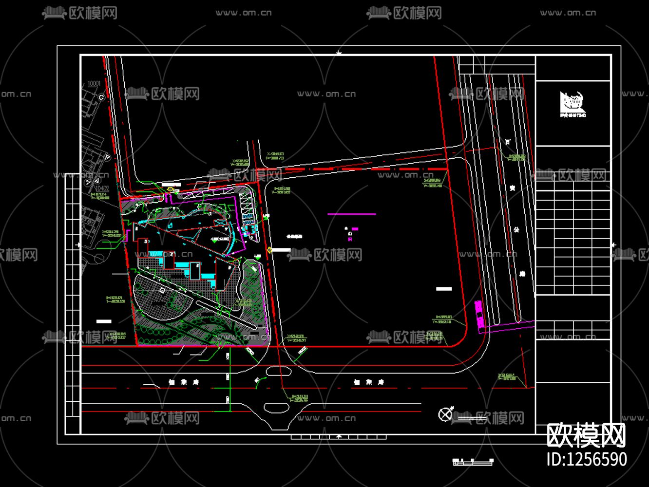 幼儿园设计cad施工图下载（渲染图2）