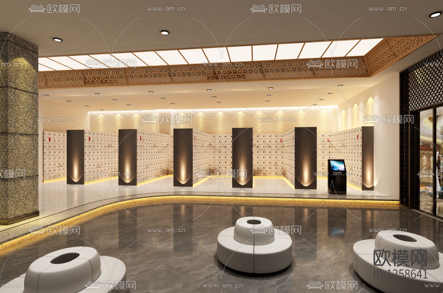 生活馆cad施工图下载（渲染图1）