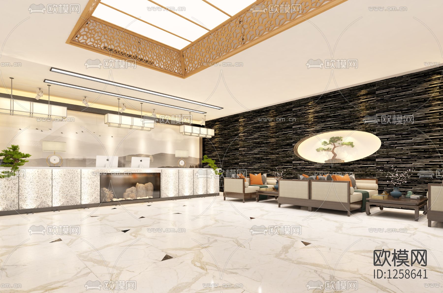 生活馆cad施工图下载（渲染图3）