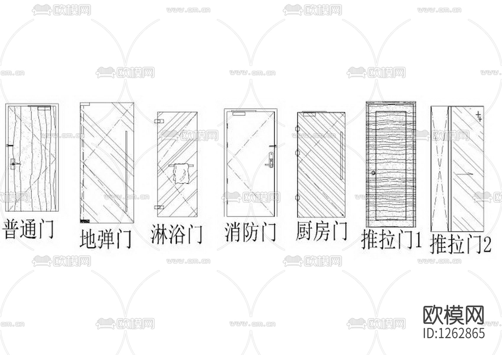动态图块整理cad图库