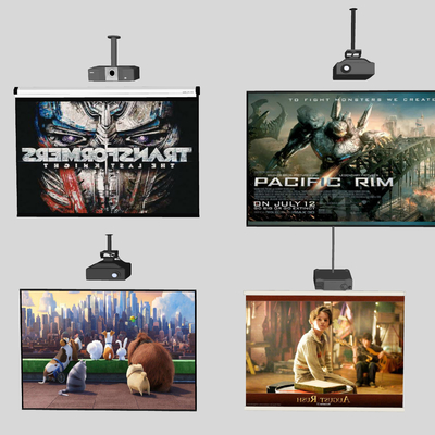  现代投影幕布su模型 