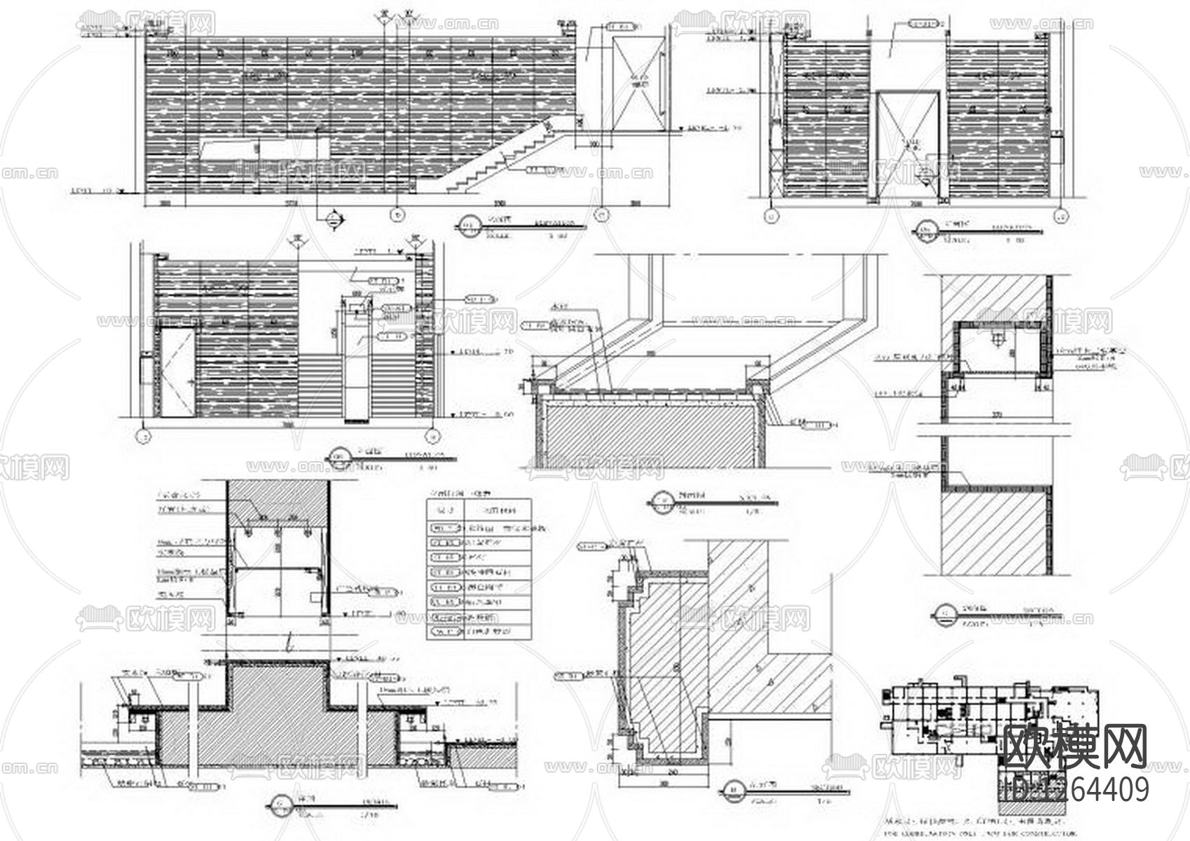 SPA会所区整套图纸cad施工图