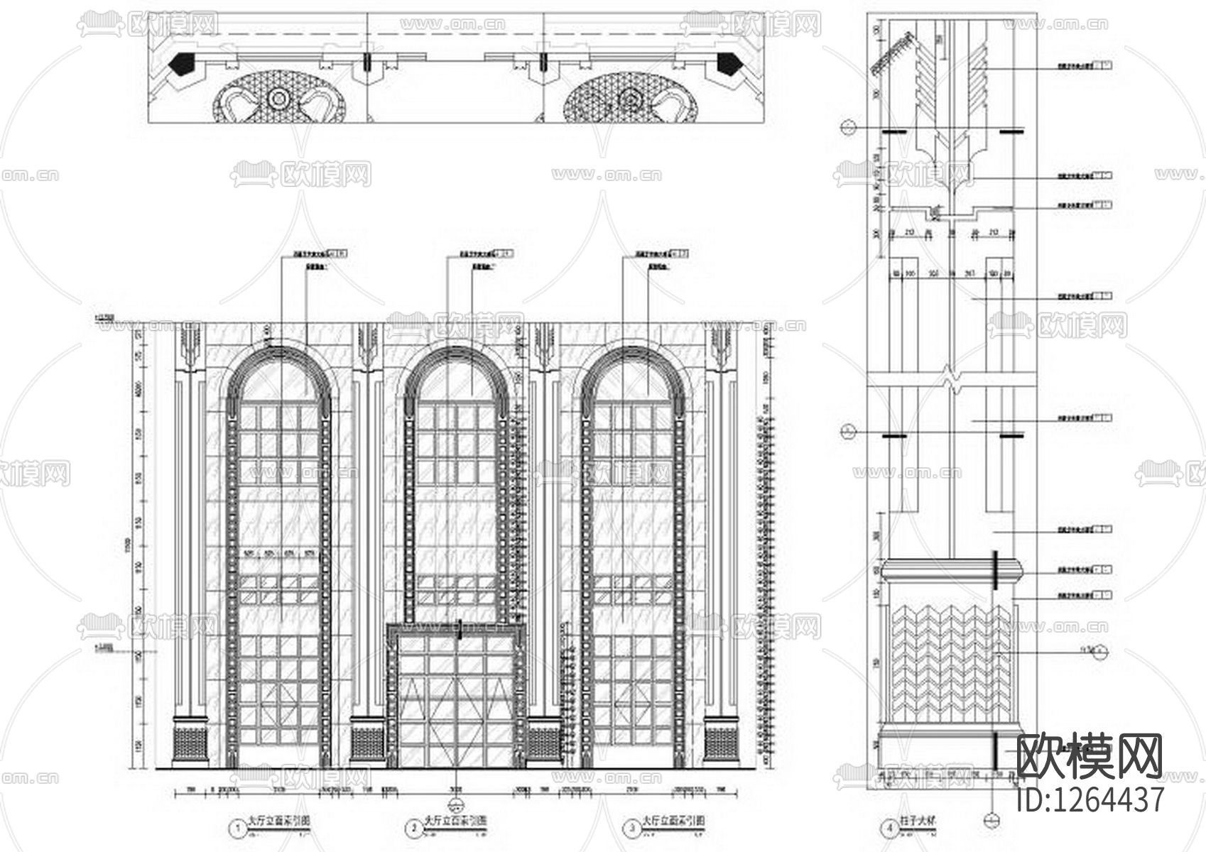 会所CAD图纸下载（渲染图4）