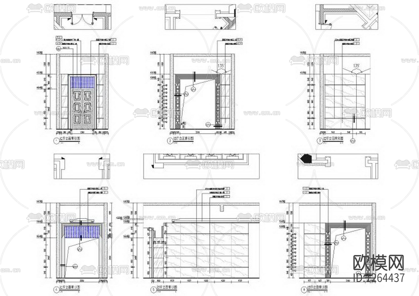 会所CAD图纸下载（渲染图5）