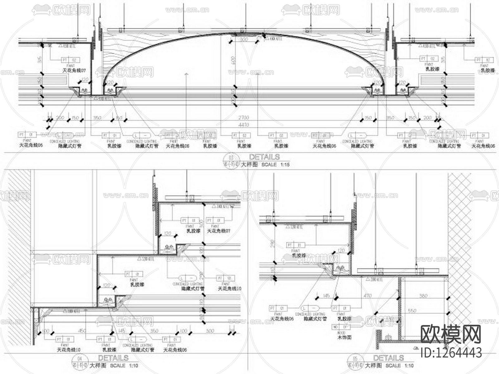 会所cad施工图下载（渲染图8）