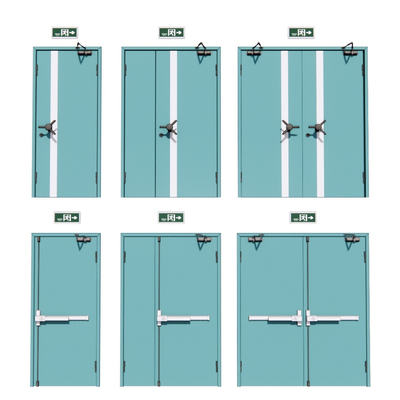  现代安全门 消防门su模型 