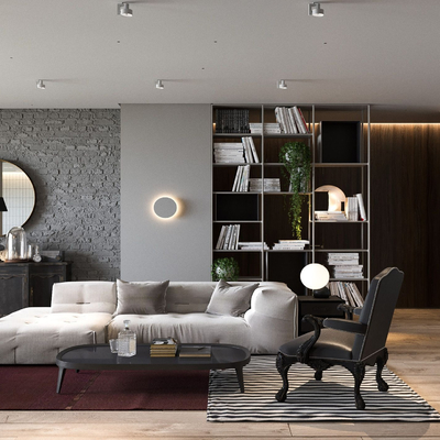 Nott设计 现代混搭客厅