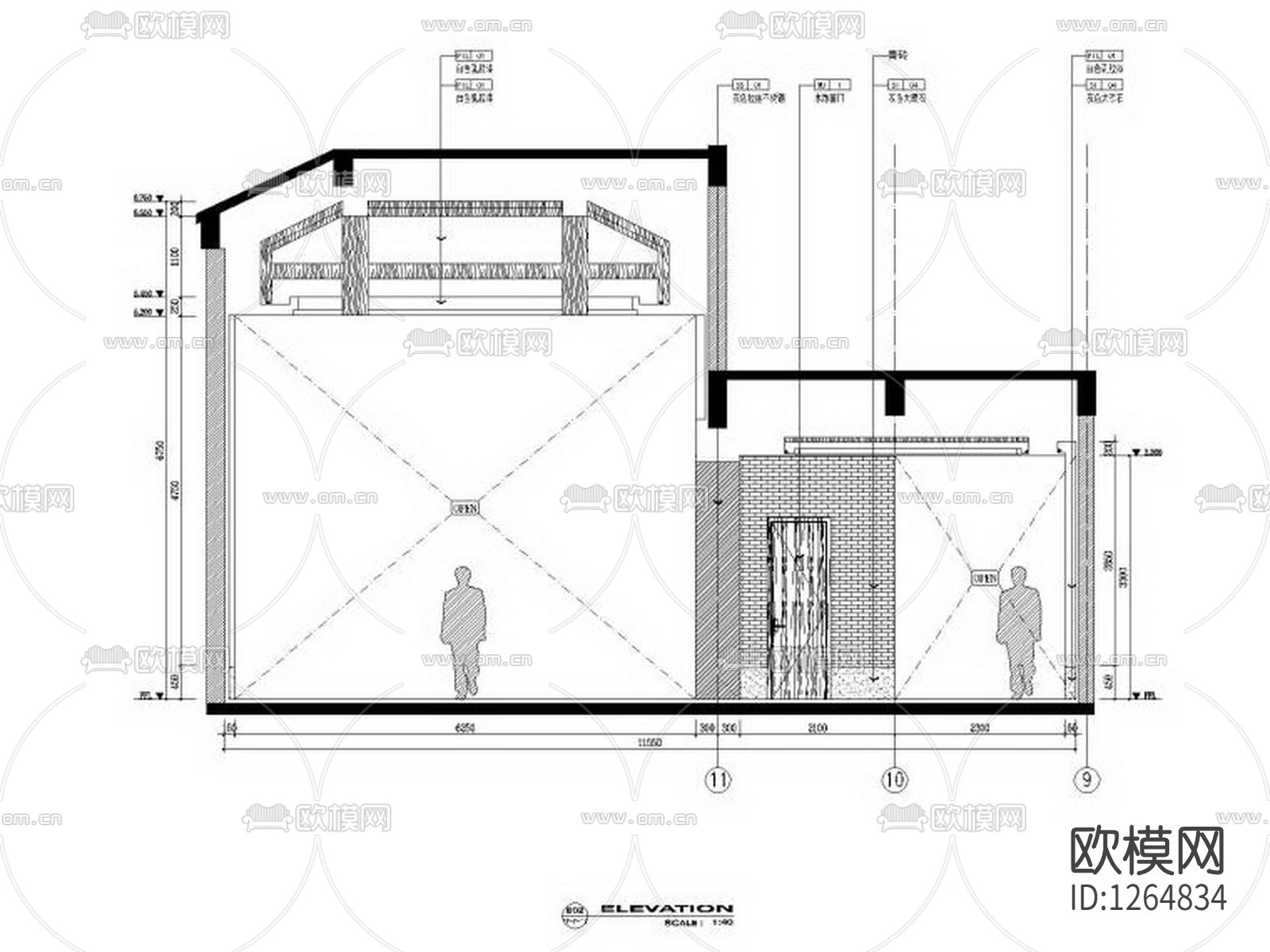 生态养生园cad施工图下载（渲染图5）