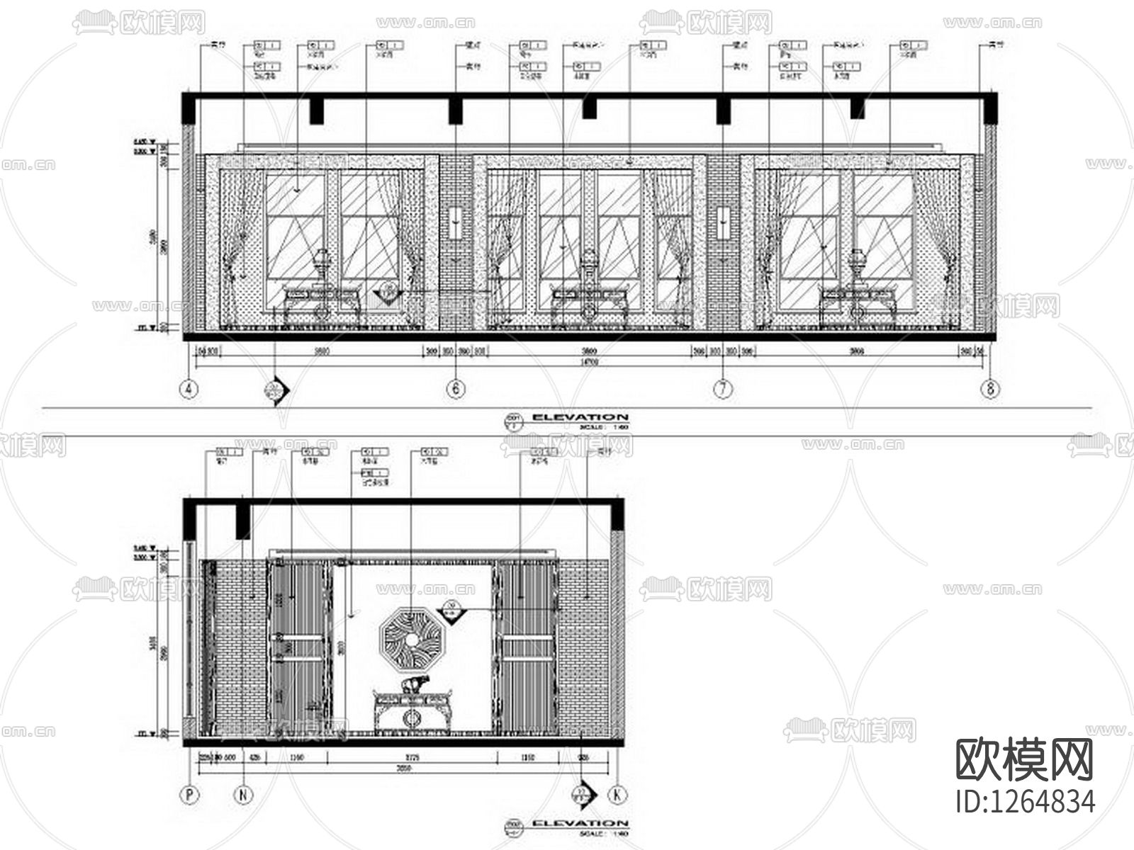 生态养生园cad施工图下载（渲染图8）