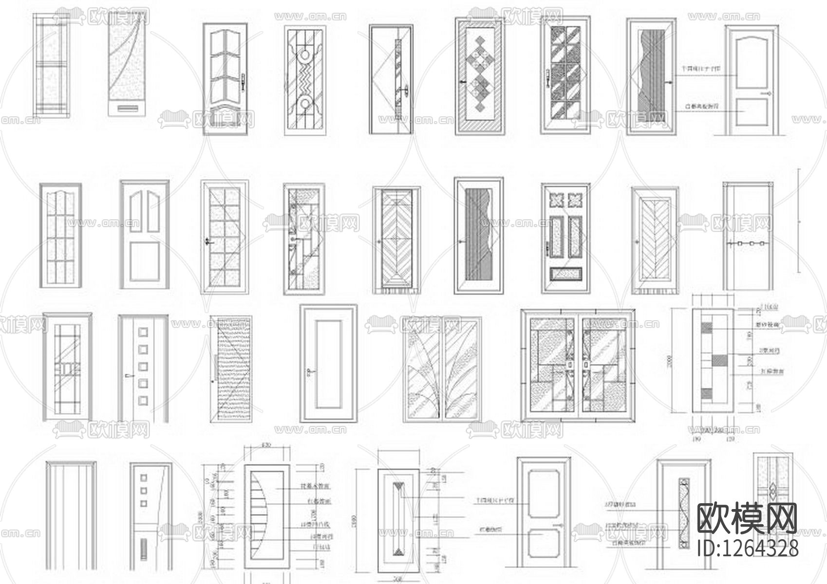 家具家电CAD图库下载（渲染图8）