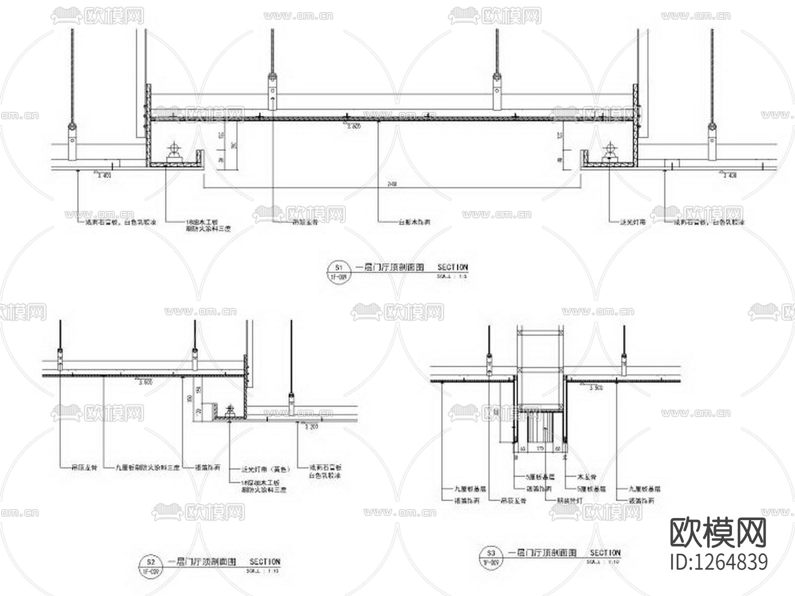 洗浴中心浴场装修cad施工图